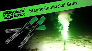 Magnesium Fackel grün